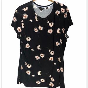 TED BAKER Daisy T Shirt Black 5/XL